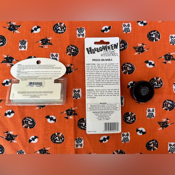 Halloween Make Up Bundle Eyelashes Nails Glitter NIP - Picture 8 of 10